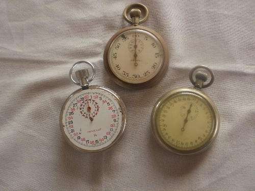THREE STOP WATCHES FOR REPAIR