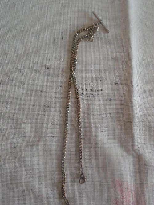 SILVER POCKET WATCH CHAIN