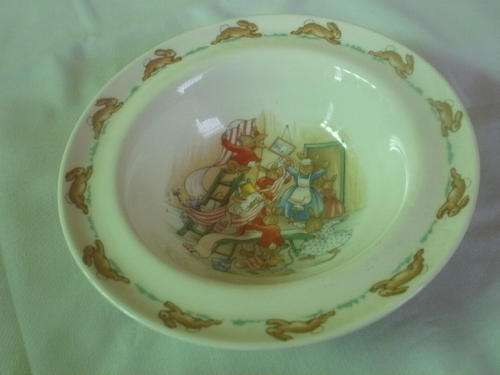 "BUNNYKINS" 1936 ROYAL DOULTON (U.K) BREAKFAST BOWLS