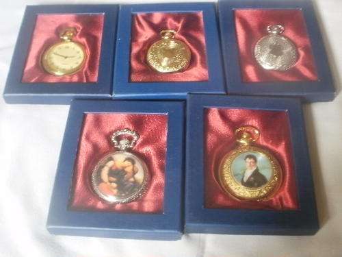 FIVE QUARTZ POCKET WATCH (LOT 14) ***FREE  SHIPPING*****