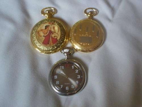 THREE QUARTZ POCKET WATCH (LOT 21) IN ORIGINAL BOXES