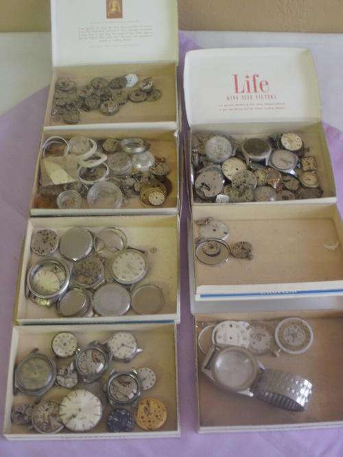 LOT 6 - WATCHES FOR SPARES/REPAIRS OR STEAMPUNK JEWELLERY