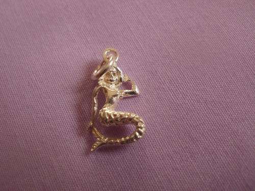 SILVER MERMAID CHARM