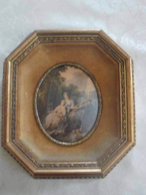 STUNNING VICTORIAN STYLE FRAME WITH PICTURE