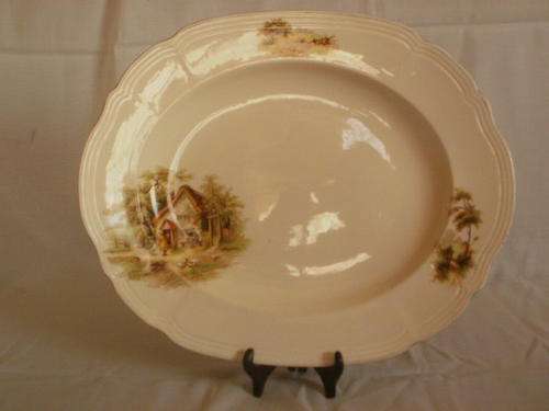 "ALFRED MEAKIN ENGLAND" HOMESTEAD MEAT PLATE