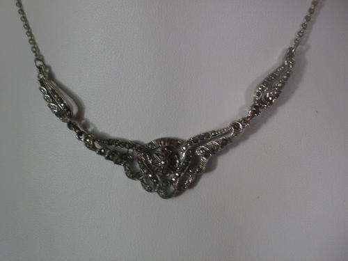 VINTAGE MARCASITE NECKLACE (A)