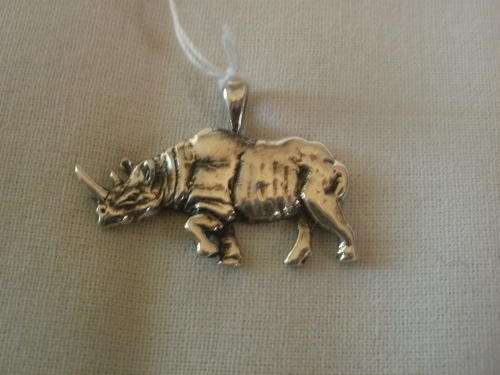 925 SILVER RHINO PENDANT/CHARM