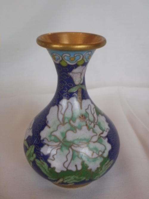 SMALL CLOISONNE BUD VASE