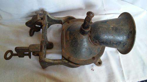 OLD LARGE BLACK & ENAMEL COFFEE GRINDER