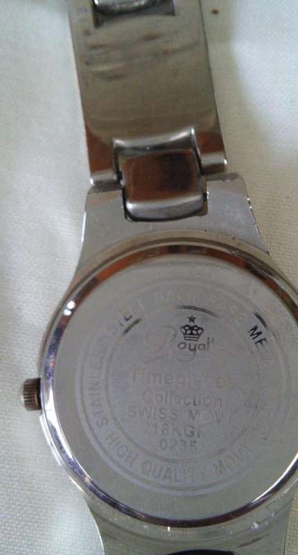 MENS ROYALTY QUARTZ WATCH 18KGP