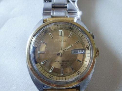 MEN'S SEIKO BELL MATIC, AUTOMATIC WITH ALARM WATCH,   *** FREE SHIPPING***