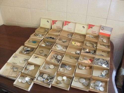 MIXED LOT OF WATCH SPARES