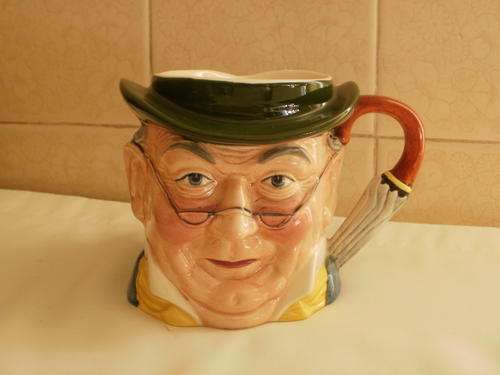 MR PICKWICK SYLVAC CERAMICS CHARACTER JUG