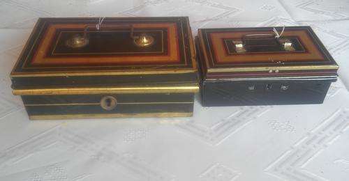 "CHAD VALLEY" MONEY BOX & CASH BOX WITH INNER & KEY