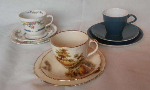 THREE TEA TRIO'S, MEAKIN, JOHNSON, POOLE