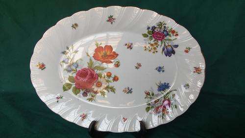 DRESDEN GERMANY OVAL PLATE