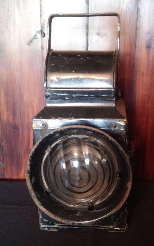 RAILWAY SIGNAL LAMP WITH ORIGINAL BURNER