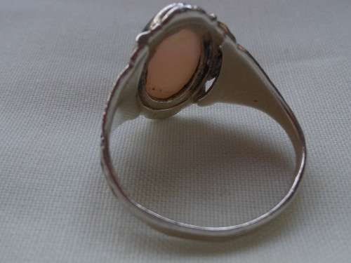 925 MOP SILVER RING