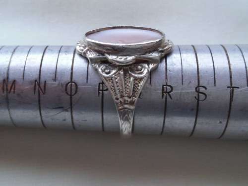 925 MOP SILVER RING