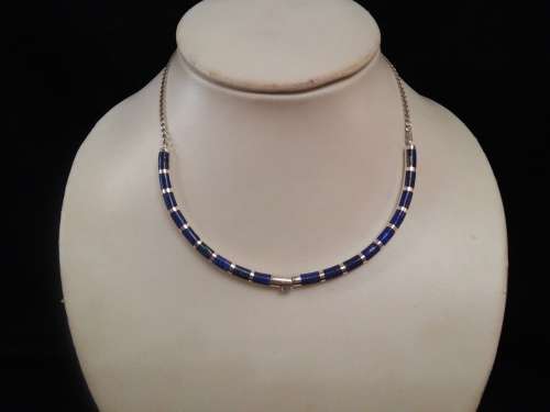 925 SILVER LAPIS LAZULI NECKLACE