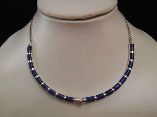 925 SILVER LAPIS LAZULI NECKLACE