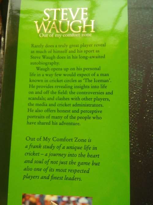 STEVE WAUGH OUT OF MY COMFORT ZONE