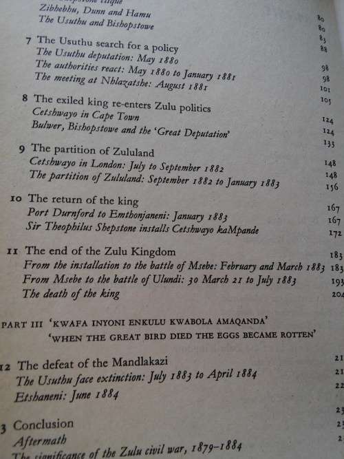 THE DESTRUCTION OF THE ZULU KINGDOM - THE CIVIL WAR IN ZULULAND 1879-1884