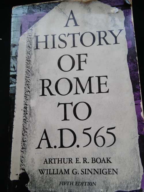 A HISTORY OF ROME TO A.D. 565