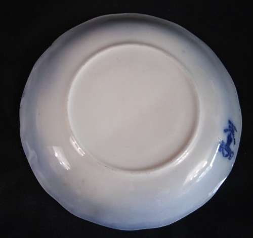 BRISTOL ROYAL SEMI PORCELAIN, WOOD & SONS, ENGLAND TRIO
