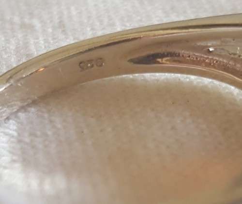 925 SILVER GARNET RING