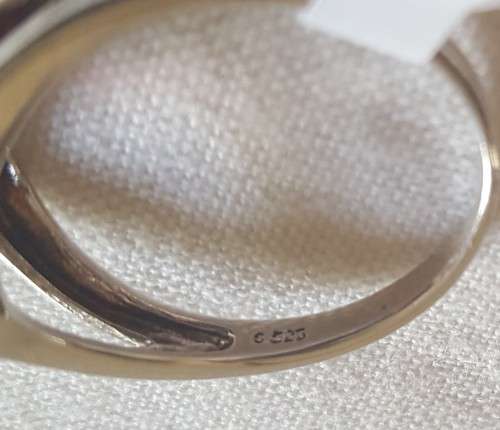 925 SILVER GARNET RING