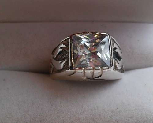 925 SILVER CRYSTAL RING