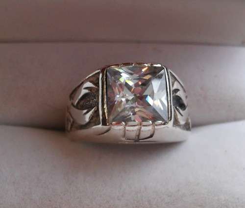 925 SILVER CRYSTAL RING