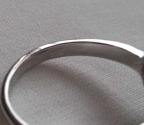 925 SILVER & WHITE OPAL RING