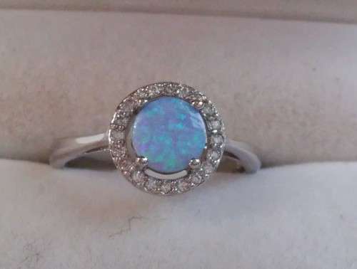 925 SILVER & OPAL RING
