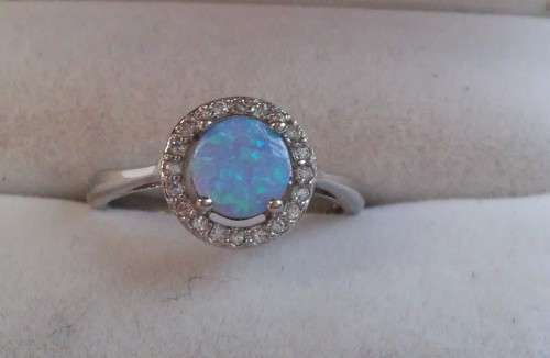 925 SILVER & OPAL RING