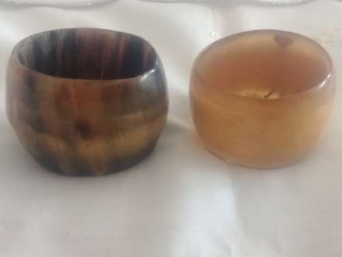 Two Horn Serviette Rings