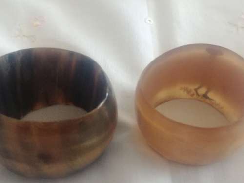 Two Horn Serviette Rings