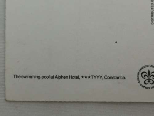 The Swimming pool at Alphen Hotel, Constantia