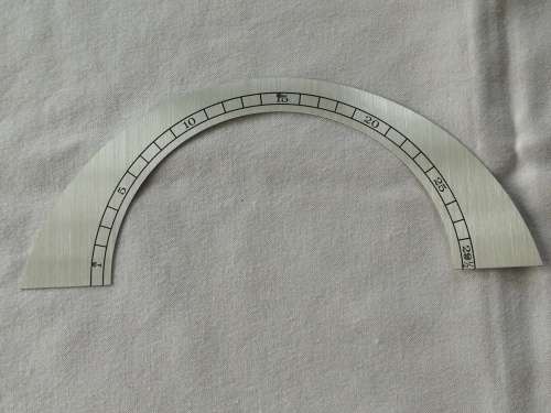 Grand Father Clock: Silver Moon face date dial (200mm) (c)