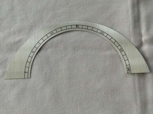 Grand Father Clock: Silver Moon face date dial (200mm) (c)