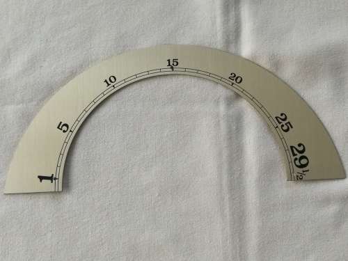 Grand Father Clock: Silver Moon face date dial (230mm) (a)