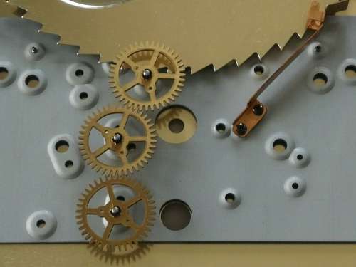 Grand Father Clock: Moon Face Dial, Made in Germany (a)