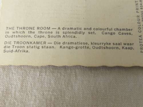 Postcard: The Throne Room