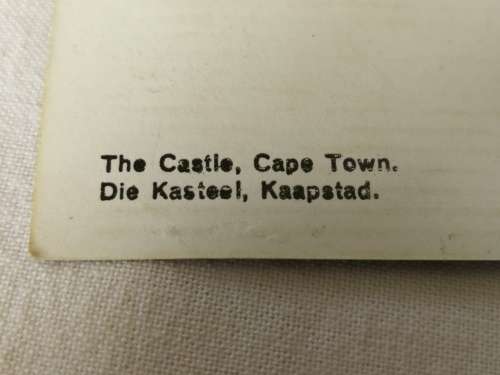 Postcard: The Castle Cape Town