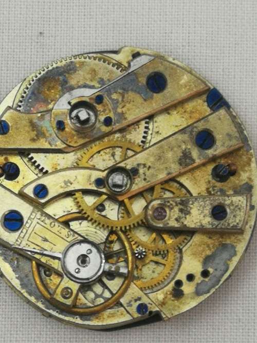 Watch movement with dial