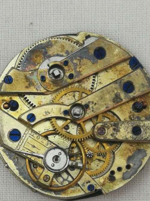 Watch movement with dial