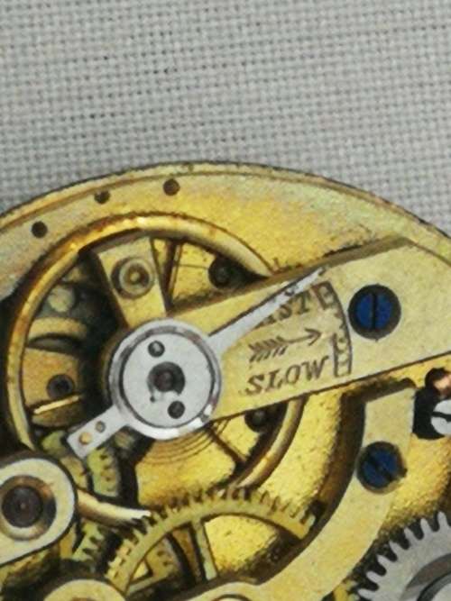 Watch movement with dial (b)