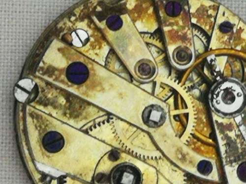 Watch movement with dial (j)