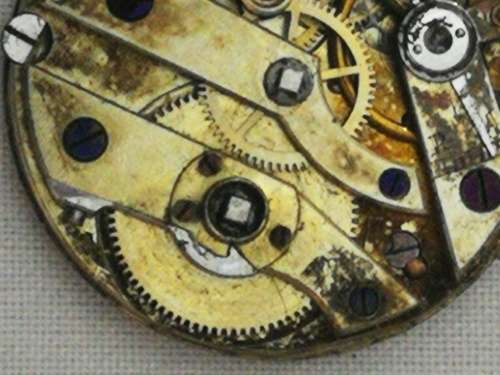 Watch movement with dial (j)